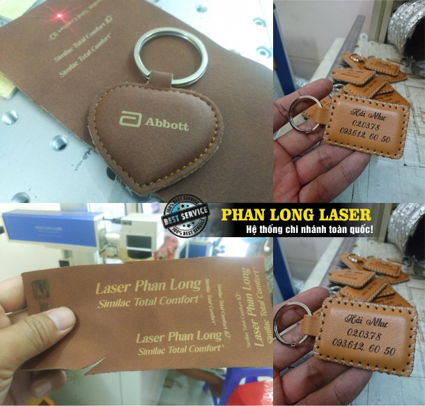 Xưởng sản xuất làm theo yêu cầu các sản phẩm móc khóa bằng da khắc laser giá rẻ tại Tphcm Sài Gòn, Đà Nẵng, Hà Nội và Cần Thơ