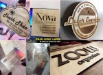 Khắc biển quảng cáo bằng máy laser